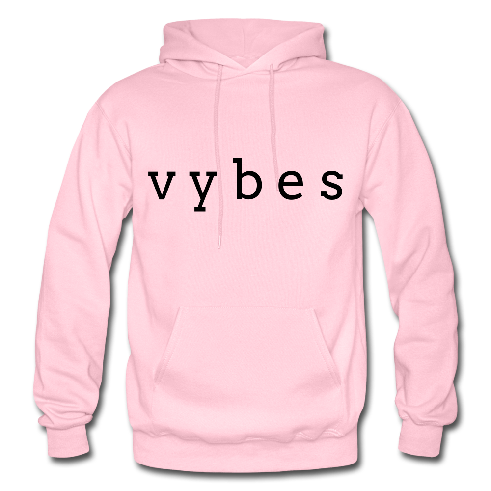 Vybes Hoodie Sweatshirt - light pink