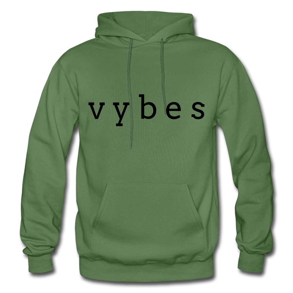 Vybes Hoodie Sweatshirt - military green
