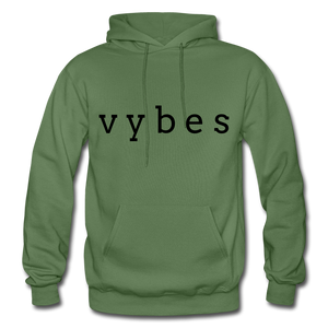Vybes Hoodie Sweatshirt - military green